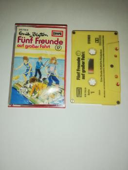 Fünf Freunde Folge 17 Auf großer Fahrt 5-fach Silber geschraubt Gelb 515752.8 Europa(Blau Oranges Cover) Kleines Fenster